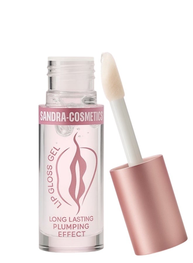 Sandra Hydrating Non-Sticky Lip Gloss by Sandra – Transparent High-Shine Lip Plumper for Natural Volume - Image 1